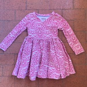 Mini Boden dragonfly knee length dress size 4-5 girls like new
